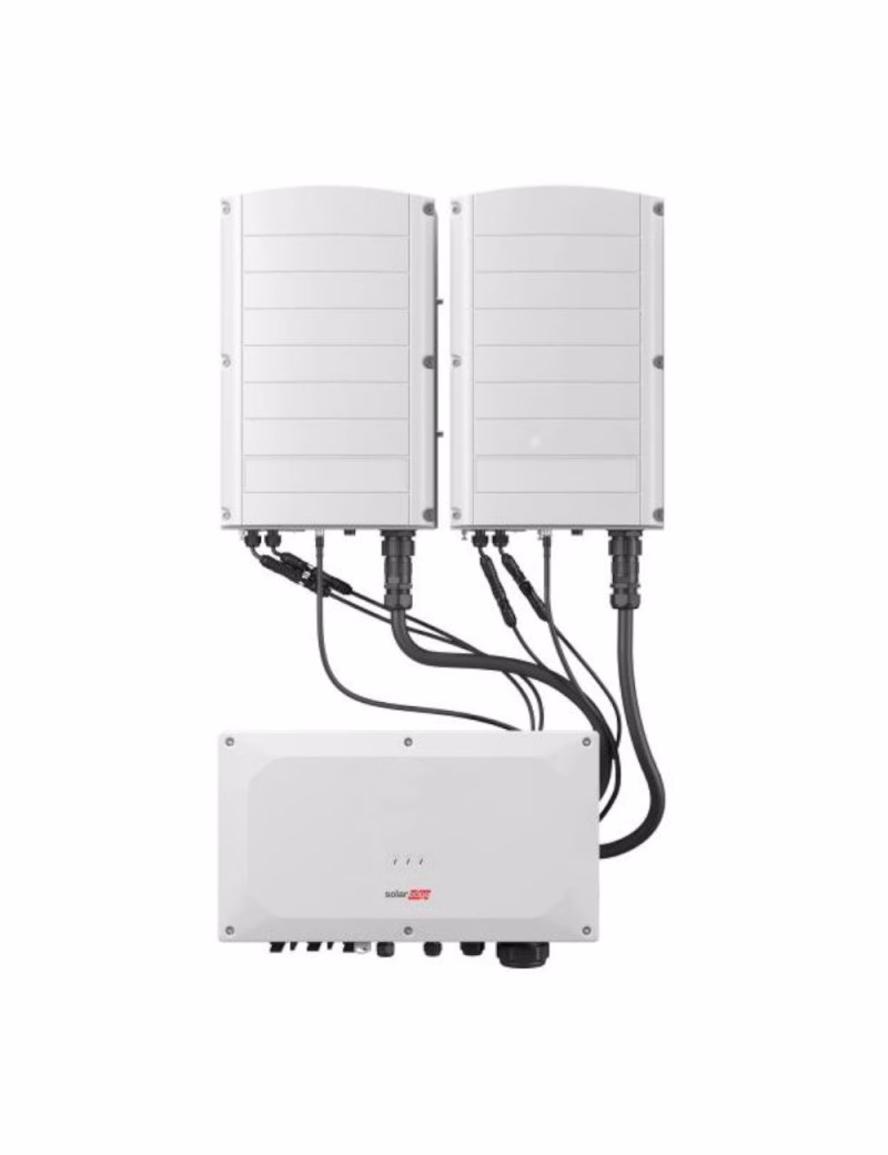 Inverter SOLAR EDGE SE66.6K - RW00IBNM4 + 2 pomocné jednotky SESUK-RW00INNN4